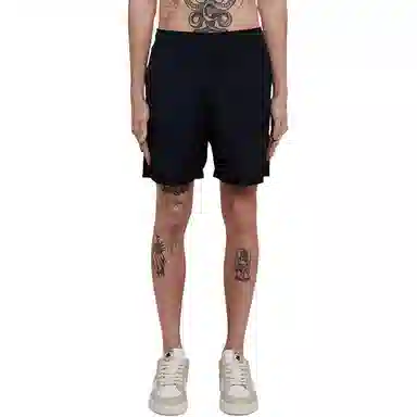 Stone Island Metal Nylon Logo Shorts Navy Blue
