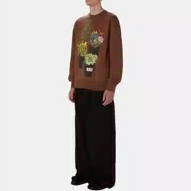 JW Anderson FW24 Chocolate Sweatshirt