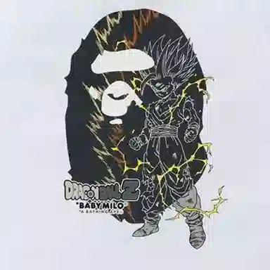 A BATHING APE x DRAGON BALL Z Super Saiyan Gohan Kids Tee