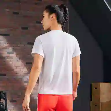 adidas AEROREADY ESSENTIALS CREWNECK TEE logo T