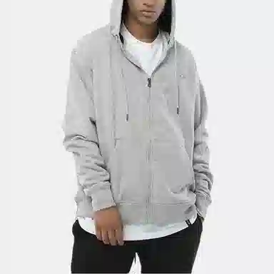 Champion Hoodie Jacket Light Grey