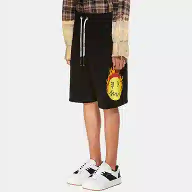 Palm Angels Burning Head Shorts