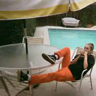 Drew House SS21 orange