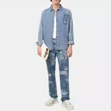 Diesel Denim Shirt Light Blue