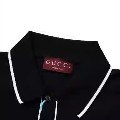 Gucci Logo Polo Black