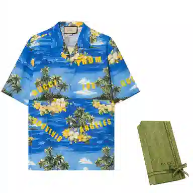 GUCCI SS22 Blue Shirt