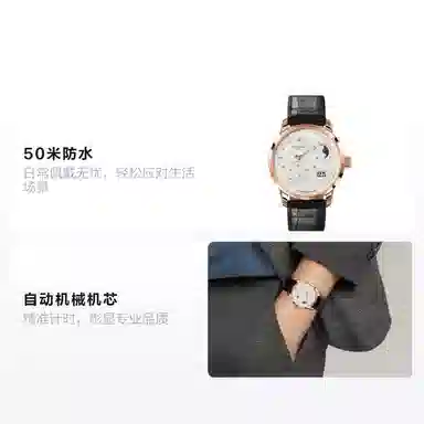 GLASHUTTE ORIGINAL PANO 50 40mm 18k 1-90-02-45-35-61