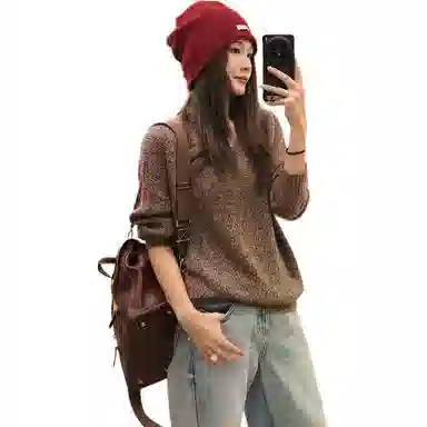 美洋 天丝羊绒羊毛毛衣 女款