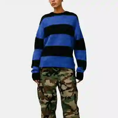 Stussy FW25 FW25 BIG STRIPE CREW