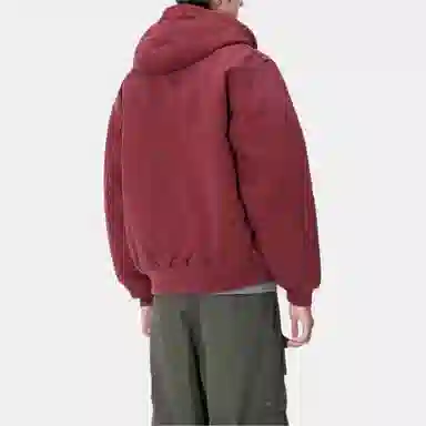 Carhartt WIP Kangaroo Pocket Hoodie Jacket Red