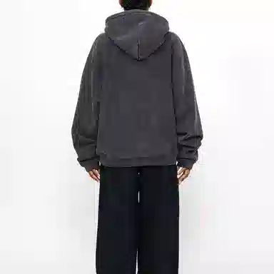 Stussy FW24 ZIP HOODIE FADED GRAPHIC logo