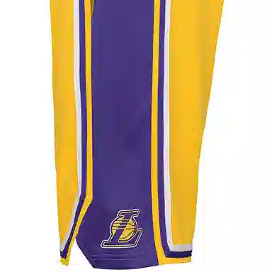 NBA x Nike Lakers Colorblock Kids Shorts Yellow