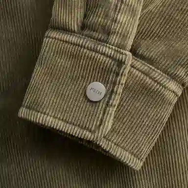 KITH FW24 Washed Corduroy Brixton Puffed Shirt Jacket