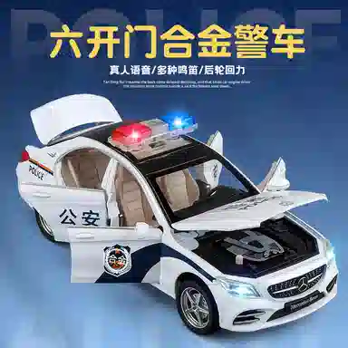 卡威 六开门奔驰车模 成品模型