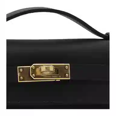 HERMES Mini Kelly 1 Swift Noir