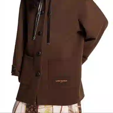 Louis Vuitton x Grace Coddington FW25 Cat Hoodie Coat