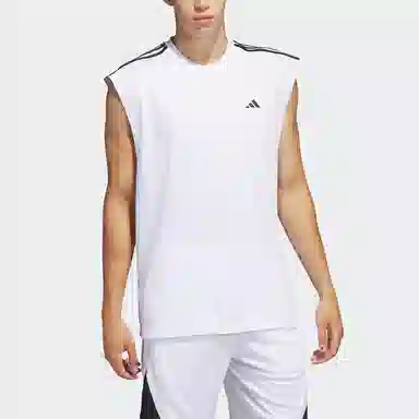 adidas All-world Sleeveless Tank Tee Logo