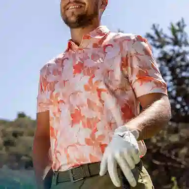 adidas Floral Polo Shirt Polo