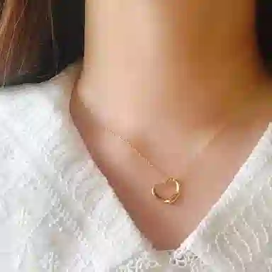 Tiffany & Co. Elsa Peretti Rose Gold Necklace