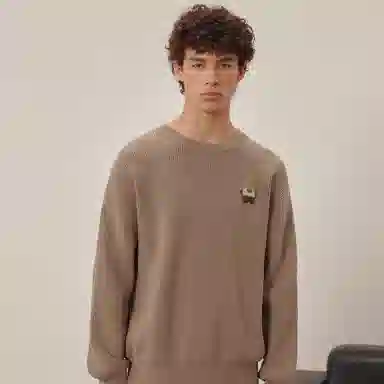 bosieagender Little Flower Crewneck Knit Sweater