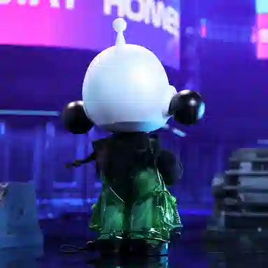 POP MART SKULLPANDA OOTD Green Wild 19cm