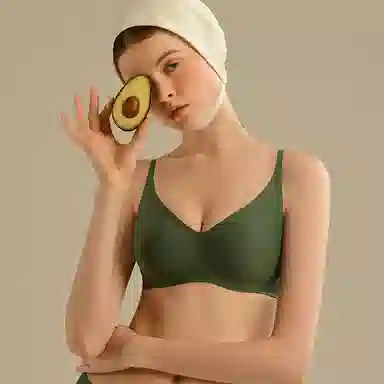 素肌良品  小胸一片式无钢圈舒适收副乳文胸