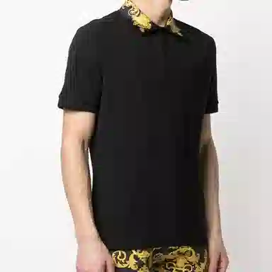 Versace Jeans Couture SS21 Black Polo