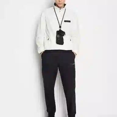 Armani Exchange FW23 Reversible Cotton Jacket White