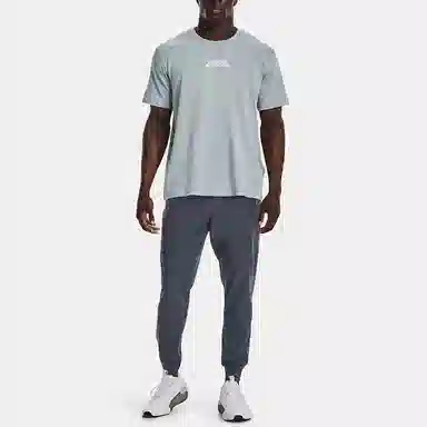 Under Armour Outline Crewneck T-Shirt Blue
