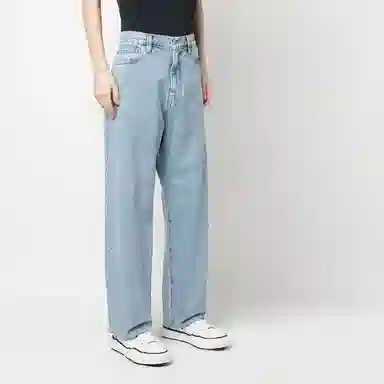 Carhartt WIP Wide Leg Jeans Blue