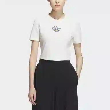 adidas originals x Monkey Kingdom Crop Tee LogoT