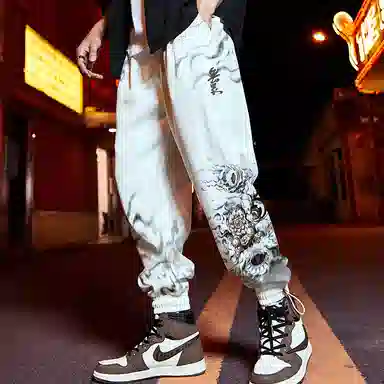 Kimura Sansha Jogger Pants White