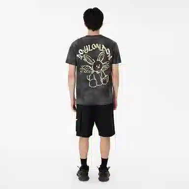 Boy London SS23 Rabbit Print Tee Black