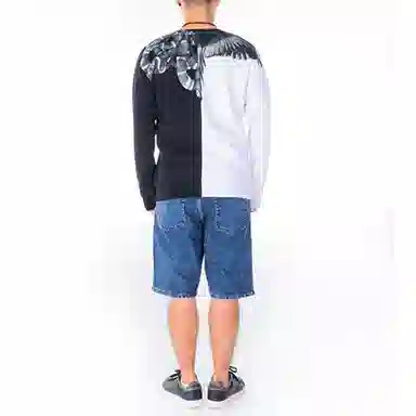 Marcelo Burlon Yin Yang Snake Wings Crewneck Sweatshirt