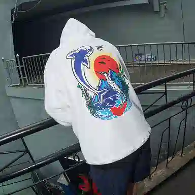 Polar Skate Co Mt. Fuji Hoodie White