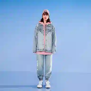 LAMLICKA Denim Jacket Blue