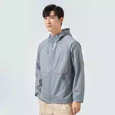探路者 纯色防紫外线户外防晒服 男款