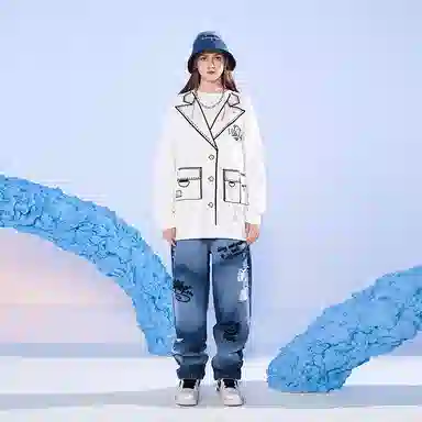 LAMLICKA Sweater White