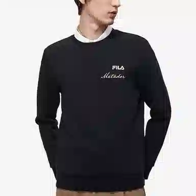 FILA Heritage Crewneck Sweatshirt Black