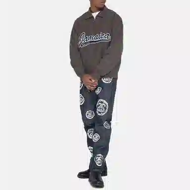 Stussy x Denim Tears Half Zip Fleece