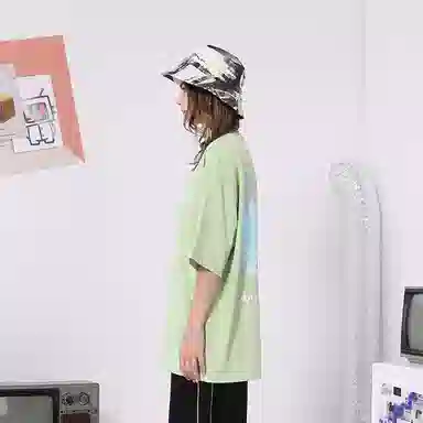 TVX Letter Print Oversized Cotton T-Shirt