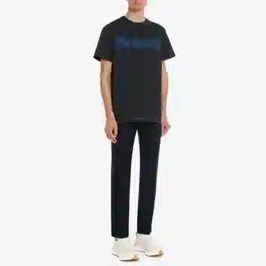 Alexander McQueen SS22 Logo T-Shirt Navy