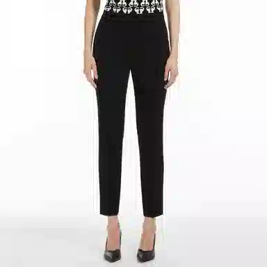 MaxMara Jerta High Waist Tapered Pants Black