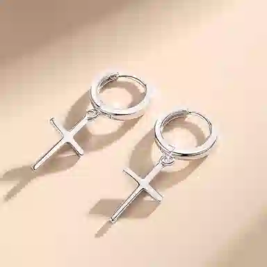 MOVER Cross Earrings S925