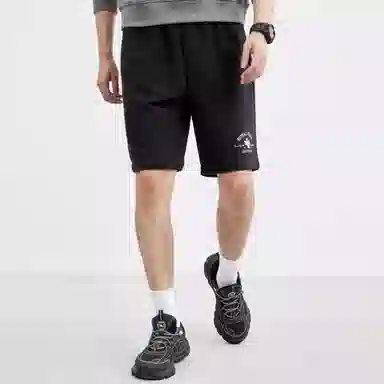SEPTWOLVES Logo Print Shorts Black