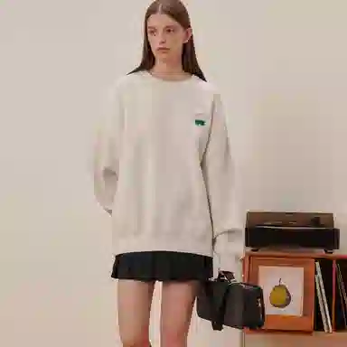 bosieagender Little Flower Crewneck Knit Sweater