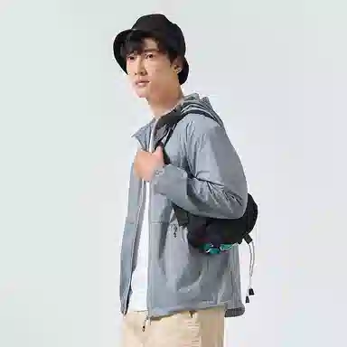 探路者 纯色防紫外线户外防晒服 男款