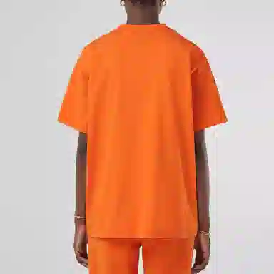 Burberry FW22 Embroidered T-Shirt Orange