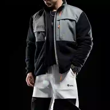 Monster Guardians Fleece Jacket Black Grey