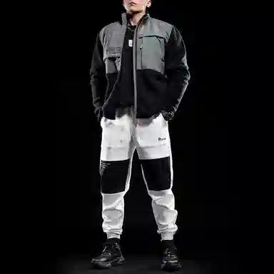 Monster Guardians Fleece Jacket Black Grey